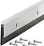 M-D 69604 Door Sweep, 48 in L, 1-1/4 in W, Aluminum Flange, EPDM Rubber Insert, ADA Compliant