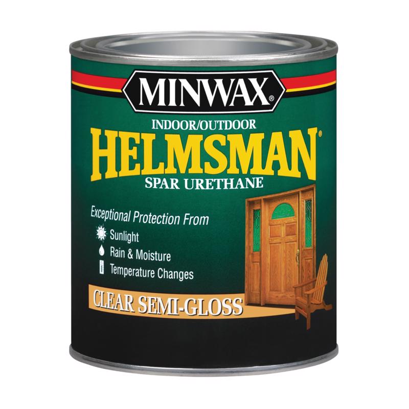 Minwax Helmsman Semi-Gloss Clear Oil-Based Spar Urethane 1 qt