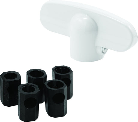 Prime-Line H 3892 Tee Handle, 3/4 in Projection, Painted