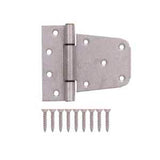 ProSource LR-182-PS Gate Hinge, Galvanized Steel, Galvanized, Fixed Pin, 180 deg Range of Motion, 46 (Pair) lb