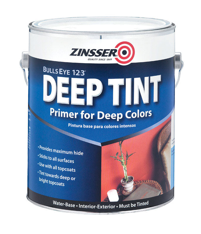 Zinsser 2031 Primer, Deep Tint, White, 1 gal, Pack of 4