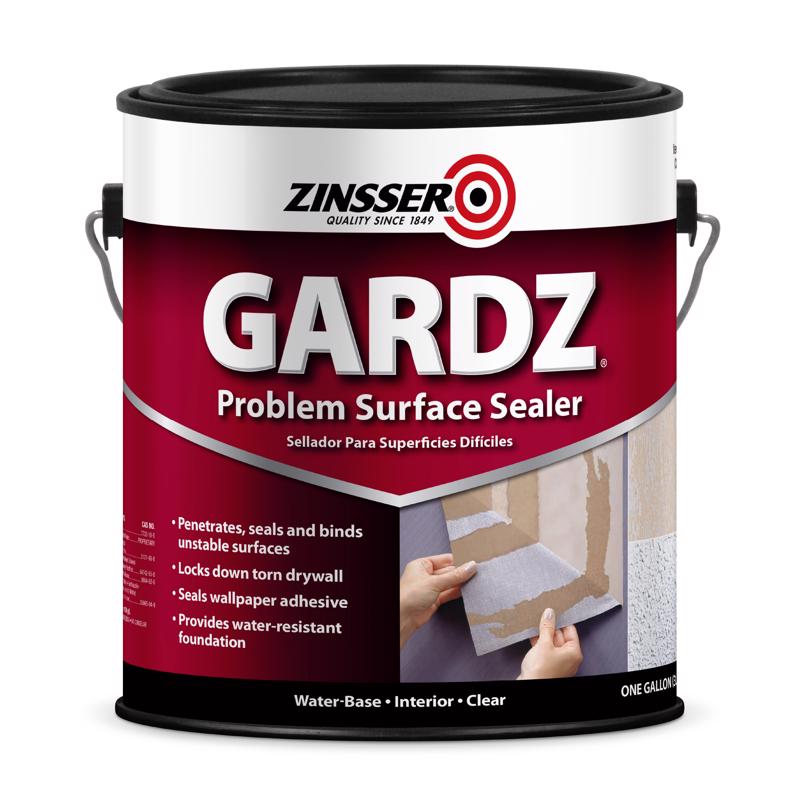 Zinsser Gardz Clear Matte Problem Surface Sealer 1 gal, Pack of 4