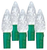 Hometown Holidays 2360-02/U17E115B Spool Light, 120 V, 14.4 W, 210-Lamp, C6 Lamp, Pure White Lamp