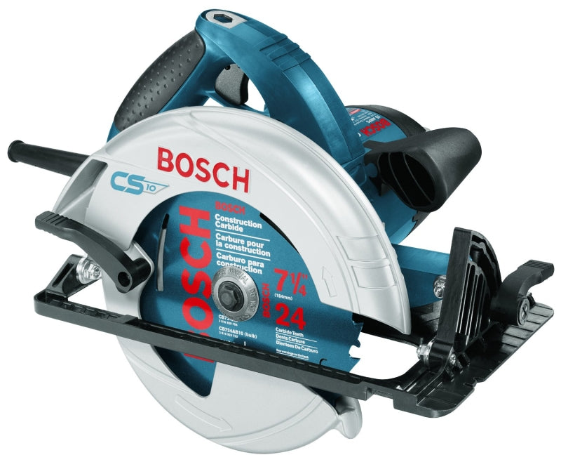 Bosch CS10 Circular Saw, 15 A, 7-1/4 in Dia Blade, 5/8 in Arbor, 56 deg Bevel