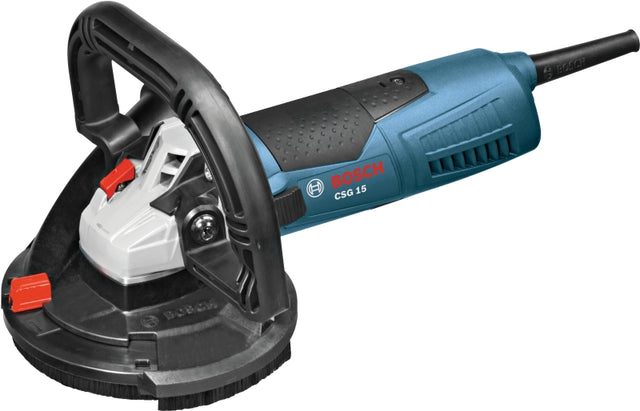 Bosch CSG15 Surfacing Grinder, 12.5 A, 5/8-11 Spindle, 5 in Dia Wheel, 9300 rpm Speed, Diamond Cup Wheel