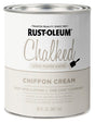 Rust-Oleum 329598 Chalk Paint, Ultra Matte Chalky, Chiffon Cream, 30 oz Can, 150 sq-ft Coverage Area, Pack of 2