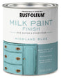 Rust-Oleum 331050 Milk Paint, Matte, Highland Blue, 1 qt Can
