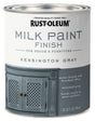 Rust-Oleum 331053 Milk Paint, Matte, Kensington Gray, 1 qt Can