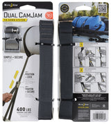 Nite Ize CJD12-09-R3 Tie-Down System, 1 in W, 12 ft L, Polypropylene/Zinc, Gray, 400 lb