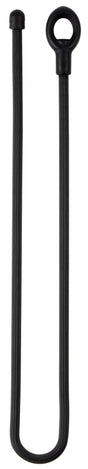 Gear Tie Loopable GLL24-01-2R6 Twist Tie, Rubber, Black, 24.7 in L, Pack of 6