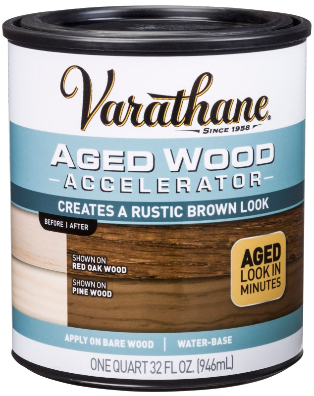 Varathane 331305 Aged Accelerator, Rustic Brown, Liquid, 1 qt