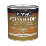Minwax PolyShades Semi-Transparent Satin Classic Oak Oil-Based Stain/Polyurethane Finish 1/2 pt