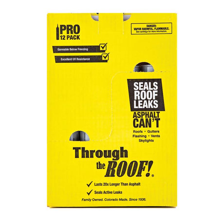 Henry HE208030 Roof Cement, Black, Liquid, 1 qt Can, Pack of 12