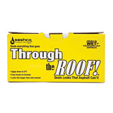 Sashco Through The Roof Gloss Clear Synthetic Rubber Roof Sealant 29 oz, Pack of 6