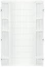 Sterling Ensemble 72102100-0 Shower Back Wall, 72-1/2 in L, 36 in W, Vikrell, High-Gloss, Alcove Installation, White