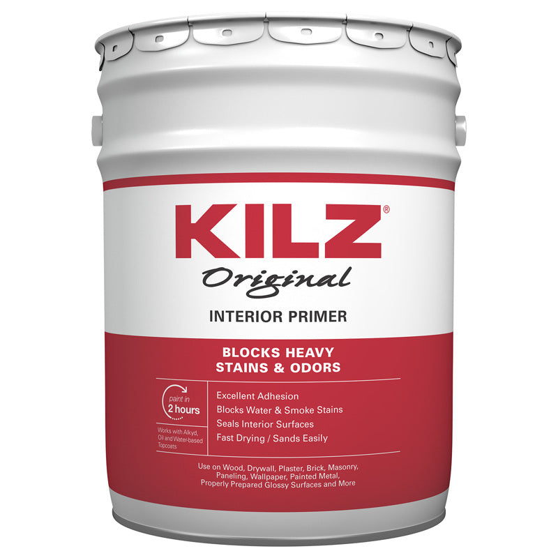 Kilz 10030 Primer, Clear, 5 gal, Can