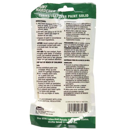 Homax Paint Hardeners 3.5 oz, Pack of 12