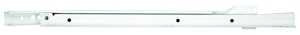 Knape & Vogt 1805H WH 400 Drawer Slide, 75 lb, 400 mm L Rail, 12.5 mm W Rail