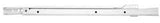 Knape & Vogt 1805H WH 300 Drawer Slide, 75 lb, 300 mm L Rail, 12.5 mm W Rail