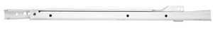 Knape & Vogt 1805H WH 300 Drawer Slide, 75 lb, 300 mm L Rail, 12.5 mm W Rail