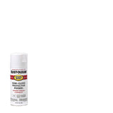 Rust-Oleum Stops Rust Semi-Gloss White Spray Paint 12 oz, Pack of 6