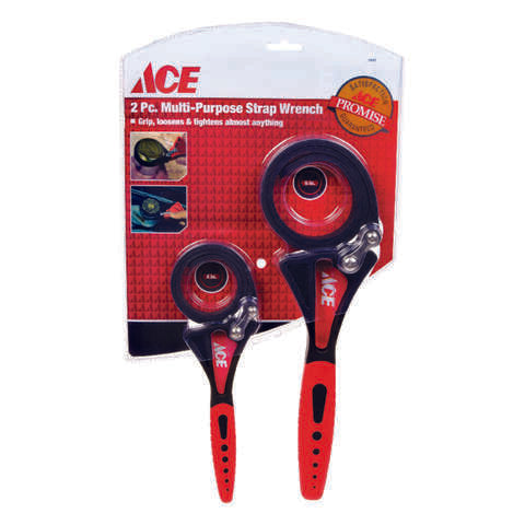 Ace SAE Strap Wrench Set 2 pc