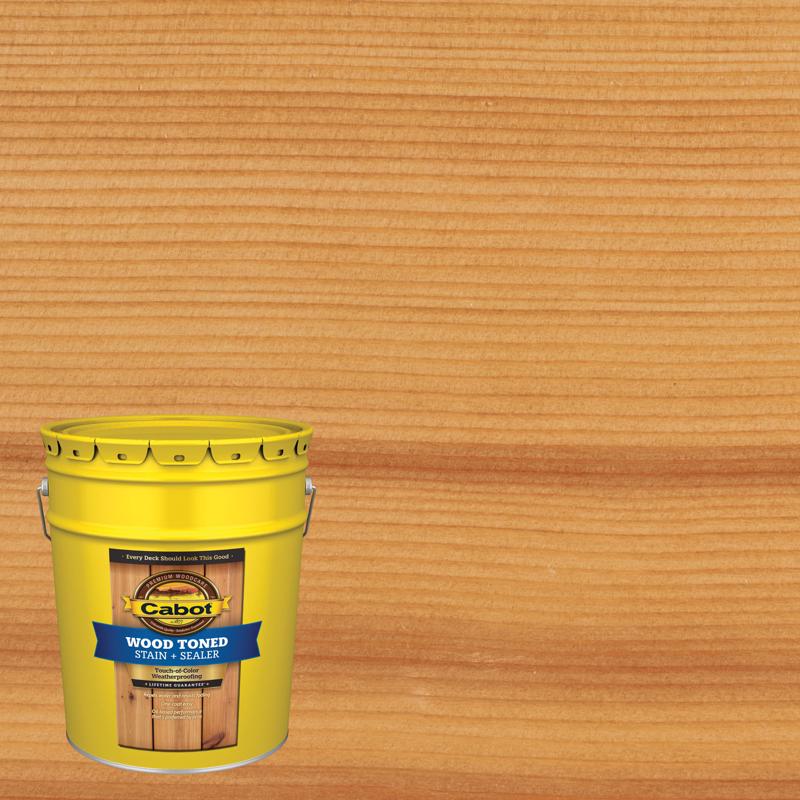 Cabot Wood Toned Transparent Natural Oil-Based Deck and Siding Stain 5 gal