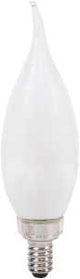Sylvania 40780 Natural LED Bulb, 120 V, 350 Lumens, 4.5 W, B10 Bent Tip Lamp, 40 W Equivalent, E12 Lamp Base