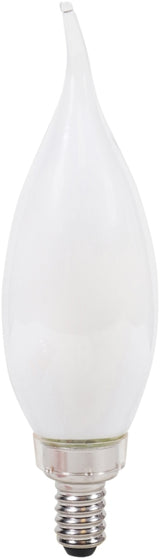 Sylvania 40780 Natural LED Bulb, 120 V, 350 Lumens, 4.5 W, B10 Bent Tip Lamp, 40 W Equivalent, E12 Lamp Base