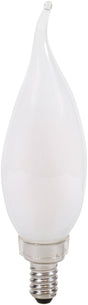 Sylvania 40782 Natural LED Bulb, Decorative, 500 Lumens, 5.5 W, B10 Bent Tip Lamp, 60 W Equivalent, E12 Lamp Base
