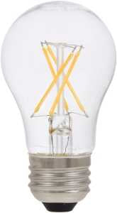 Sylvania 40761 Natural LED Bulb, General Purpose, A15 Lamp, 40 W Equivalent, E26 Lamp Base, Dimmable, Clear