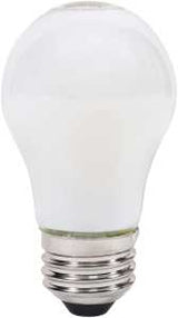 Sylvania 40776 Natural LED Bulb, General Purpose, A15 Lamp, 60 W Equivalent, E26 Lamp Base, Dimmable, Frosted