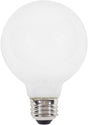 Sylvania 40766 LED Bulb, Globe, 350 Lumens, 4.5 W, G25 Lamp, 40 W Equivalent, E26 Lamp Base, Dimmable, Frosted, Daylight