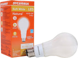 Sylvania 40777 Natural LED Bulb, 3-Way, A21 Lamp, 40/60/100 W Equivalent, E26 Lamp Base, Dimmable, Frosted