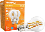 Sylvania 40754 Natural LED Bulb, General Purpose, 1600 Lumens, 13 W, 120 V, 100 W Equivalent, E26 Lamp Base, Dimmable