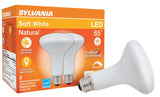Sylvania 40728 Natural LED Bulb, 120 V, 650 Lumens, 7 W, BR30 Lamp, 65 W Equivalent, E26 Lamp Base, Dimmable