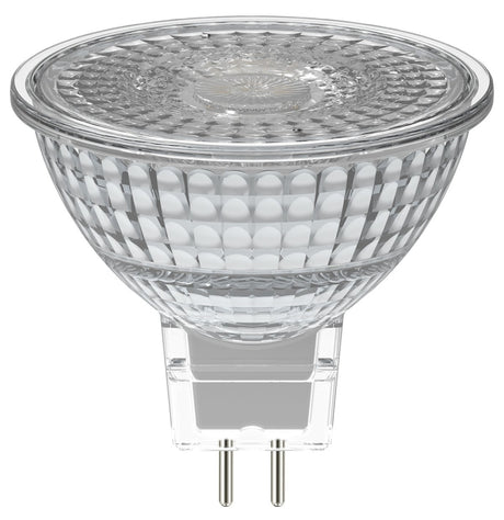 Sylvania 40928 Natural LED Bulb, Track/Recessed, 450 Lumens, 6 W, MR16 Lamp, G5.3 Lamp Base, Dimmable, Cool White
