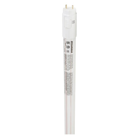 Sylvania 41202 LED Bulb, Linear, Type AB Universal, 1800 Lumens, 16 W, T8 Lamp, 32 W Equivalent, Frosted, Bright White