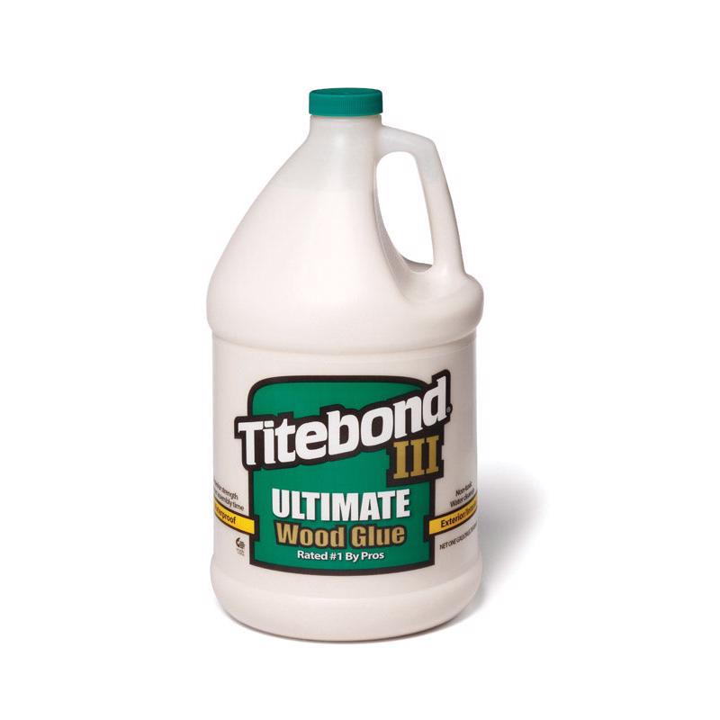 Titebond III Ultimate Waterproof Tan Wood Glue 1 gal, Pack of 2