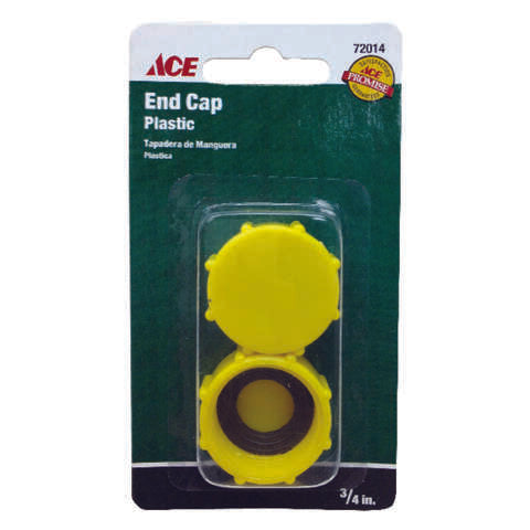 Ace Plastic Threaded Female Hose End Caps, Pack of 10