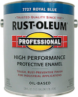 RUST-OLEUM PROFESSIONAL 215964 Protective Enamel, Gloss, Royal Blue, 1 gal Can, Pack of 2