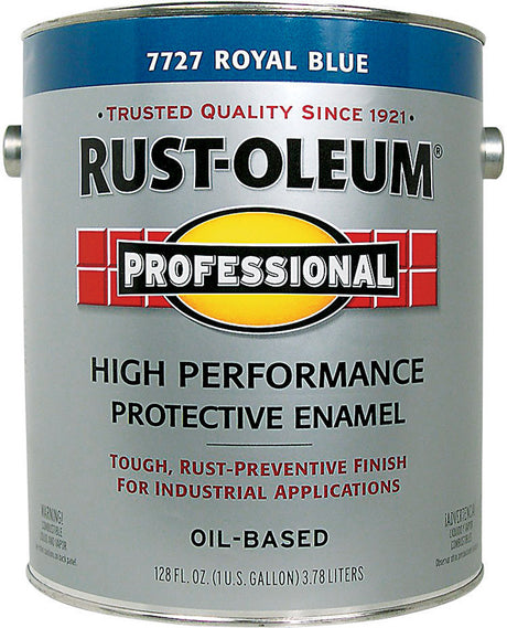 RUST-OLEUM PROFESSIONAL 215964 Protective Enamel, Gloss, Royal Blue, 1 gal Can, Pack of 2