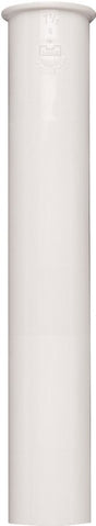 Plumb Pak PP10-8W Sink Tailpiece, 1-1/2 in, 8 in L, PVC, White