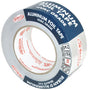 Cantech 391-45 Foil Tape, 45 m L, 48 mm W, Aluminum Backing, Silver