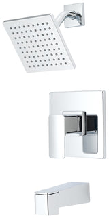 Boston Harbor F12A0006CP Faucet Tub-Shower, Fixed Mount Showerhead, 1.75 gpm Showerhead, 1 Spray Settings