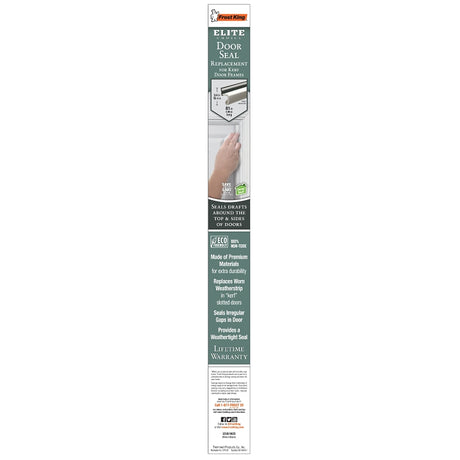 WEATHERSEAL WHITE 3/4X1/2X81IN