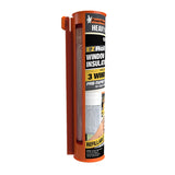 Frost King EZ Roll EZ833CDSP Window Shrink Kit, 126 in W, 1.5 mm Thick, 62 in L, Polyethylene, Clear