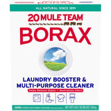 20 Mule Team Borax N/A No Scent Detergent Booster and Household Cleaner Powder 4 lb 1 pk, Pack of 6
