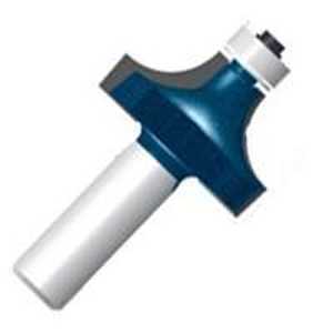 Bosch 85595MC Router Bit, 1-1/2 in Dia Cutter, 2-5/8 in OAL, 1/2 in Dia Shank, 2-Cutter, Steel