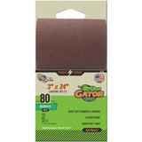 Gator 3156 Sanding Belt, 3 in W, 24 in L, 80 Grit, Medium, Aluminum Oxide Abrasive